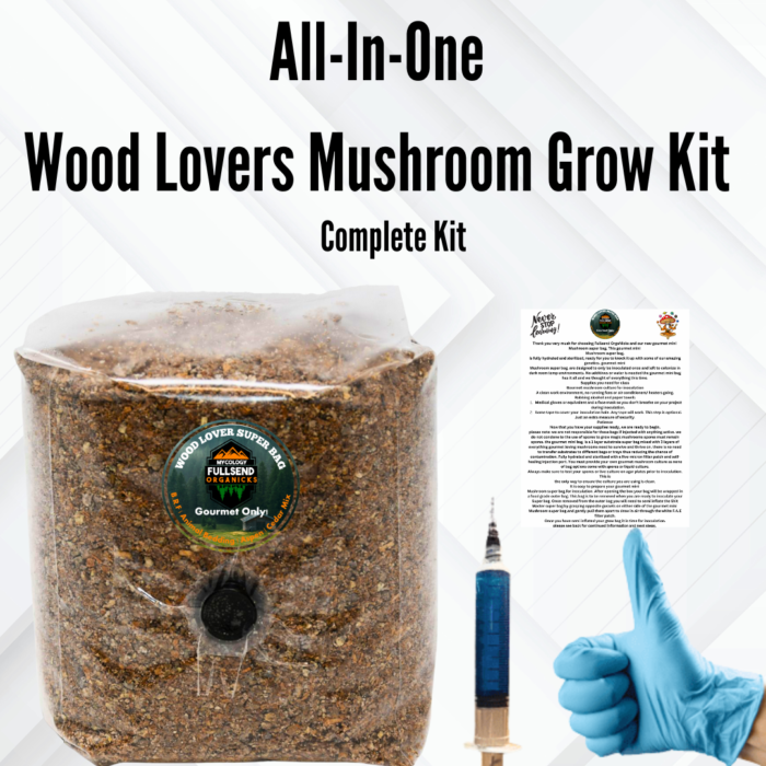 Wood Based All In One Mushroom Super Grow Bag (Complete kit)