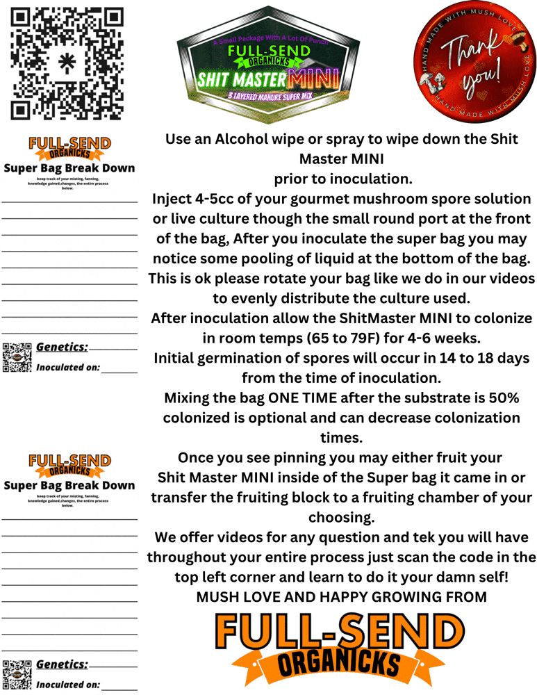 mushroom grow bag & kits instructions mushroom grow bag & kits instructions