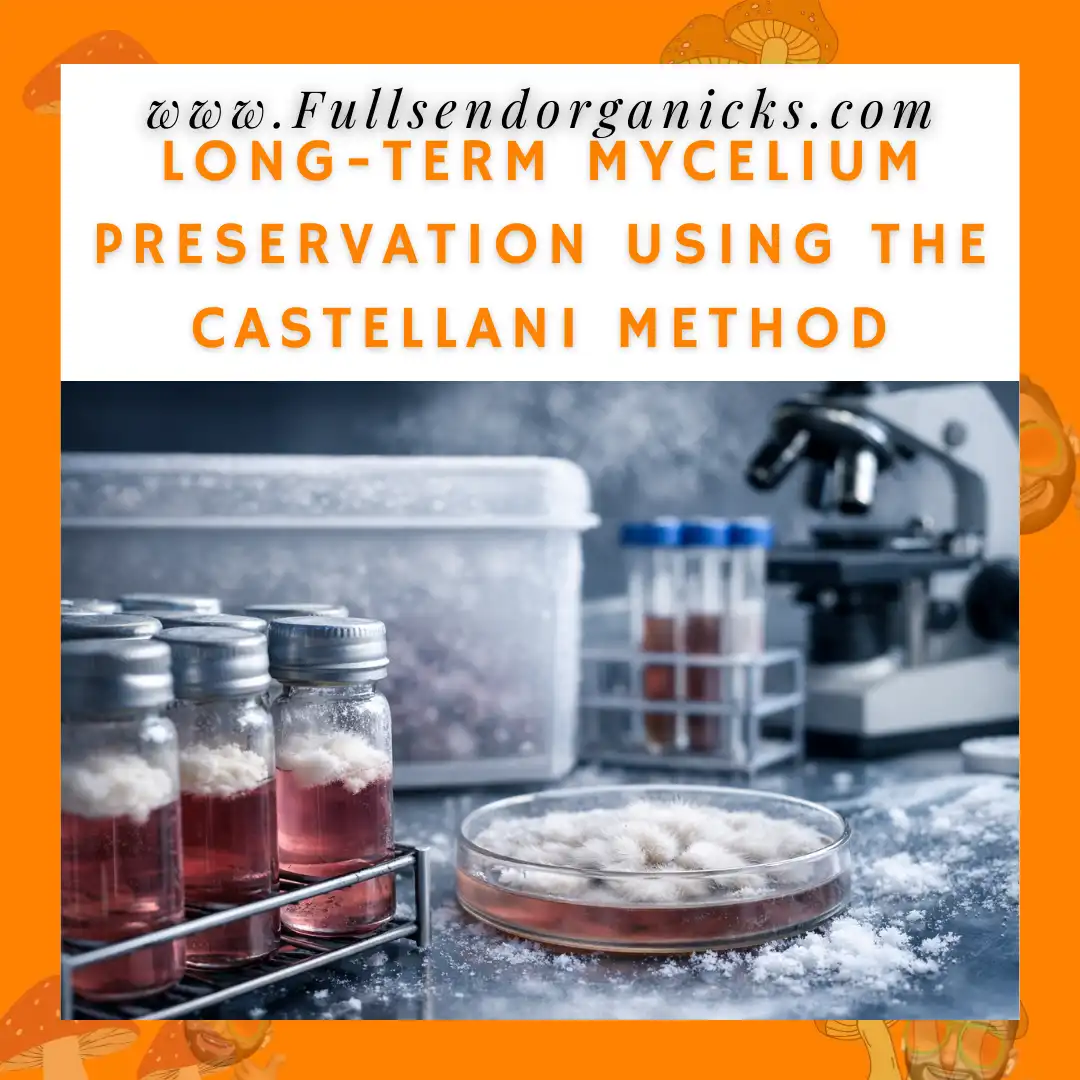 Long-Term Mycelium Preservation Using the Castellani Method