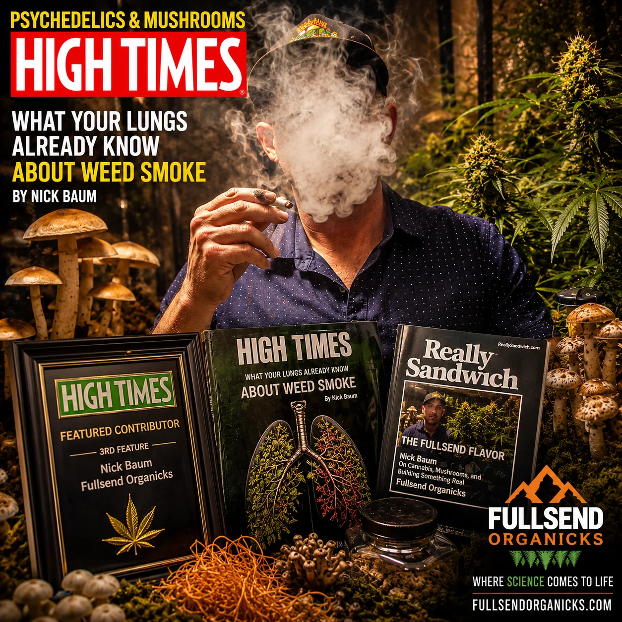 High Times feature — cannabis lung health